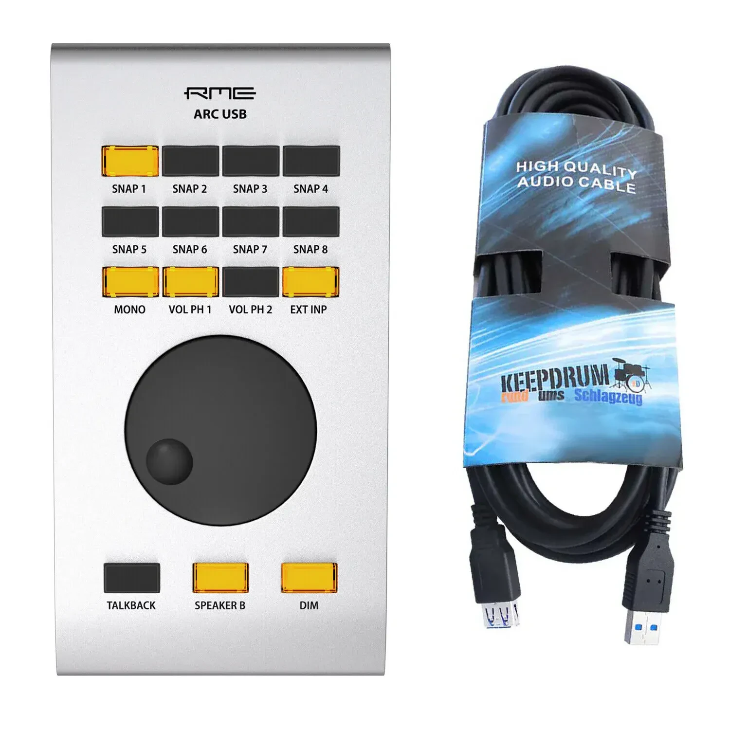 Контроллер студийных мониторов RME ARC USB с USB-удлинителем keepdrum