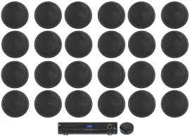Потолочная акустика JBL CCL6T Black с усилителем (24 штуки)