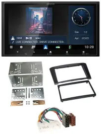 Kenwood Bluetooth 2DIN USB DAB MP3 Autoradio für Toyota Avensis 2003-2009
