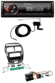 Pioneer 1DIN MP3 DAB USB AUX Autoradio für Citroen C4 Aircross Mitsubishi ASX Pe