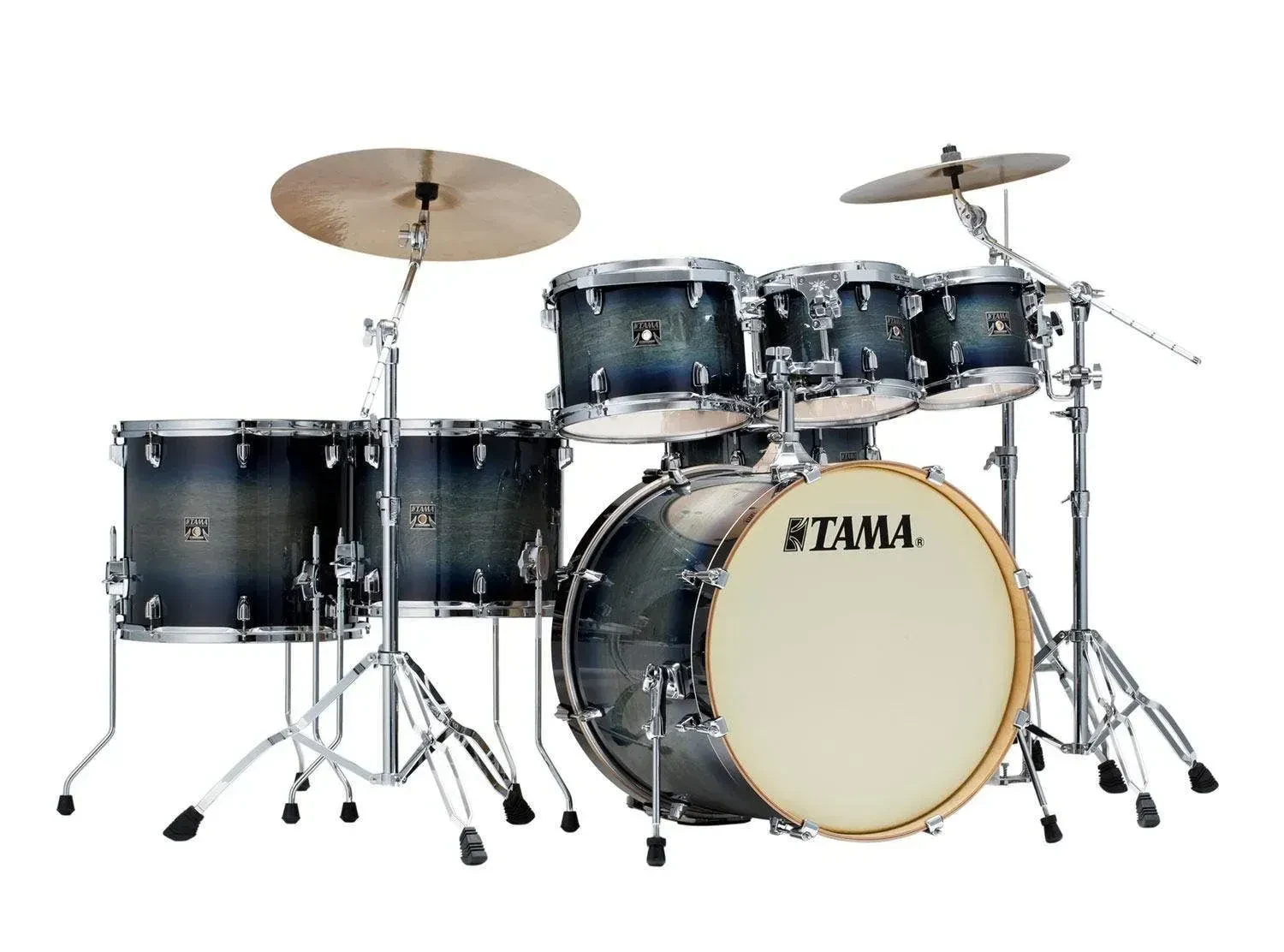 Tama Tama Superstar Classic 7-Piece Shell Pack Lacquer Shell Pack Dark Indigo