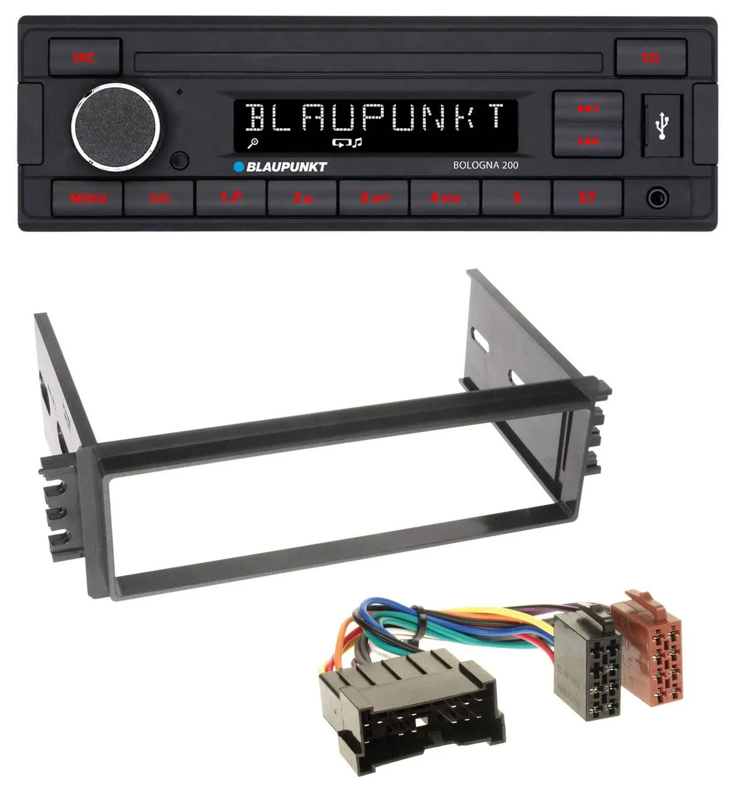 Blaupunkt MP3 AUX USB 1DIN Autoradio für Hyundai Accent (2002-2005)