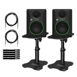 Mackie CR4.5BT 4.5" Bluetooth Studio Monitor Speakers w Desktop Stands