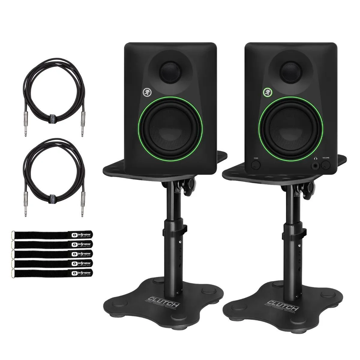 Mackie CR4.5BT 4.5" Bluetooth Studio Monitor Speakers w Desktop Stands
