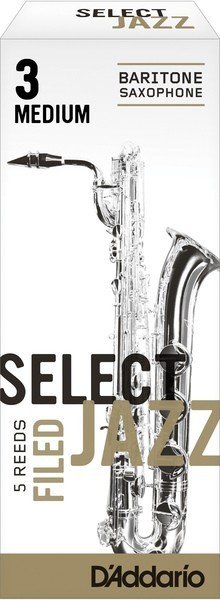 Трость для саксофона баритон Rico Select Jazz RSF05BSX3M