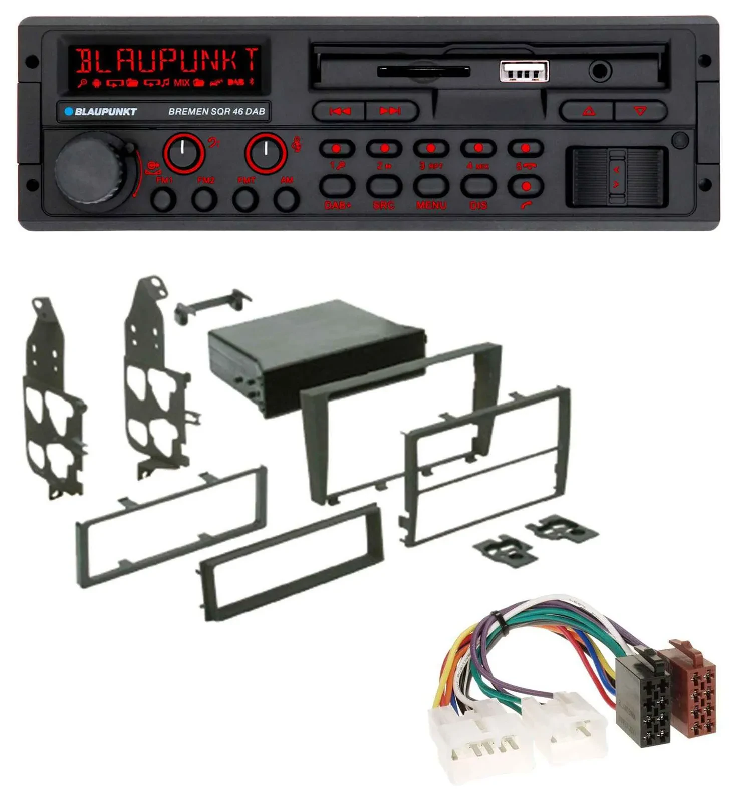 Blaupunkt SD MP3 USB Bluetooth DAB Autoradio für Lexus IS 300 (XE1, 2001-2005)