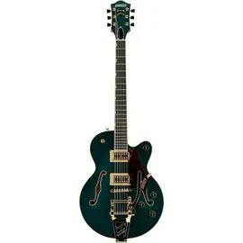 Электрогитара полуакустическая Gretsch G6659TG Broadkaster Jr. Center Block Single-Cut Bigsby Cadillac Green