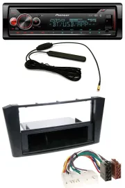 Pioneer USB DAB MP3 Bluetooth CD Autoradio für Toyota Avensis T25 (2003-2009)