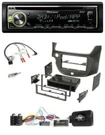 Автомагнитола для Honda Jazz (с 2014) Pioneer CD, DAB, USB, MP3, управление с руля, темно-серый