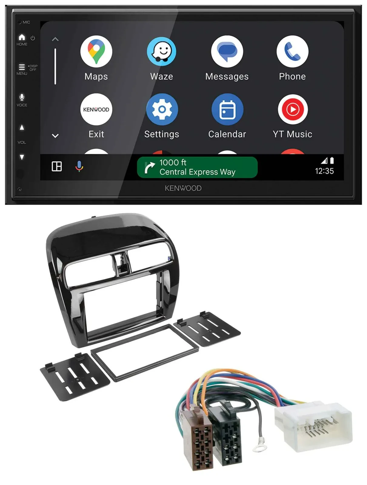 Kenwood DAB Bluetooth USB MP3 2DIN Autoradio für Mitsubishi SpaceStar Mirage ab