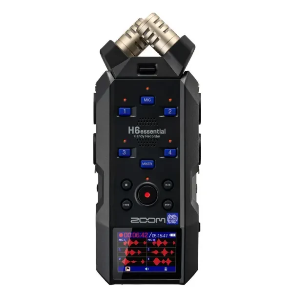 Zoom H6essential with 32-Bit Float and 6-Track Portable Recorder