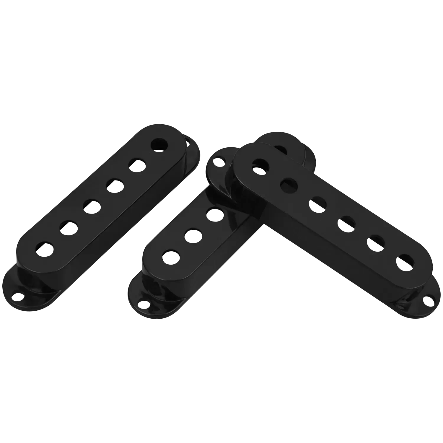 Крышка звукоснимателя DiMarzio DM2001BKU Black (3 штуки)