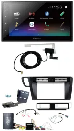 Pioneer DAB Lenkrad Bluetooth 2DIN USB Autoradio für Audi Q5 8R 08-17 Infoadapte