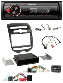 Pioneer MP3 1DIN DAB USB Lenkrad Autoradio für Hyundai ix20 ab 2010 man. Klima