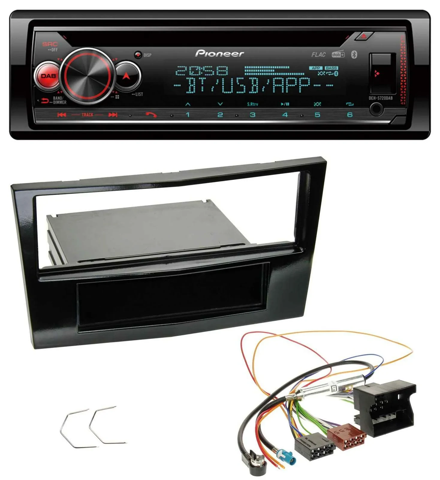 Pioneer MP3 DAB CD Bluetooth USB Autoradio für Opel Astra H Corsa D Zafira B ab