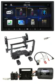 Alpine Bluetooth 2DIN Lenkrad DAB USB Autoradio für Citroen C3 2010-2014