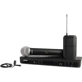 Микрофонная радиосистема Shure BLX1288 Combo System w/CVL Lavalier Mic/PG58 Handheld Mic Band H11