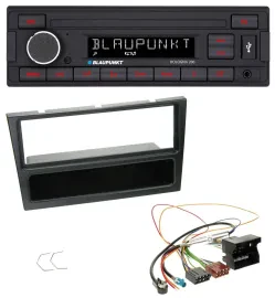 Blaupunkt MP3 AUX USB 1DIN Autoradio für Opel Agila Combo Corsa C Omega B Vivaro