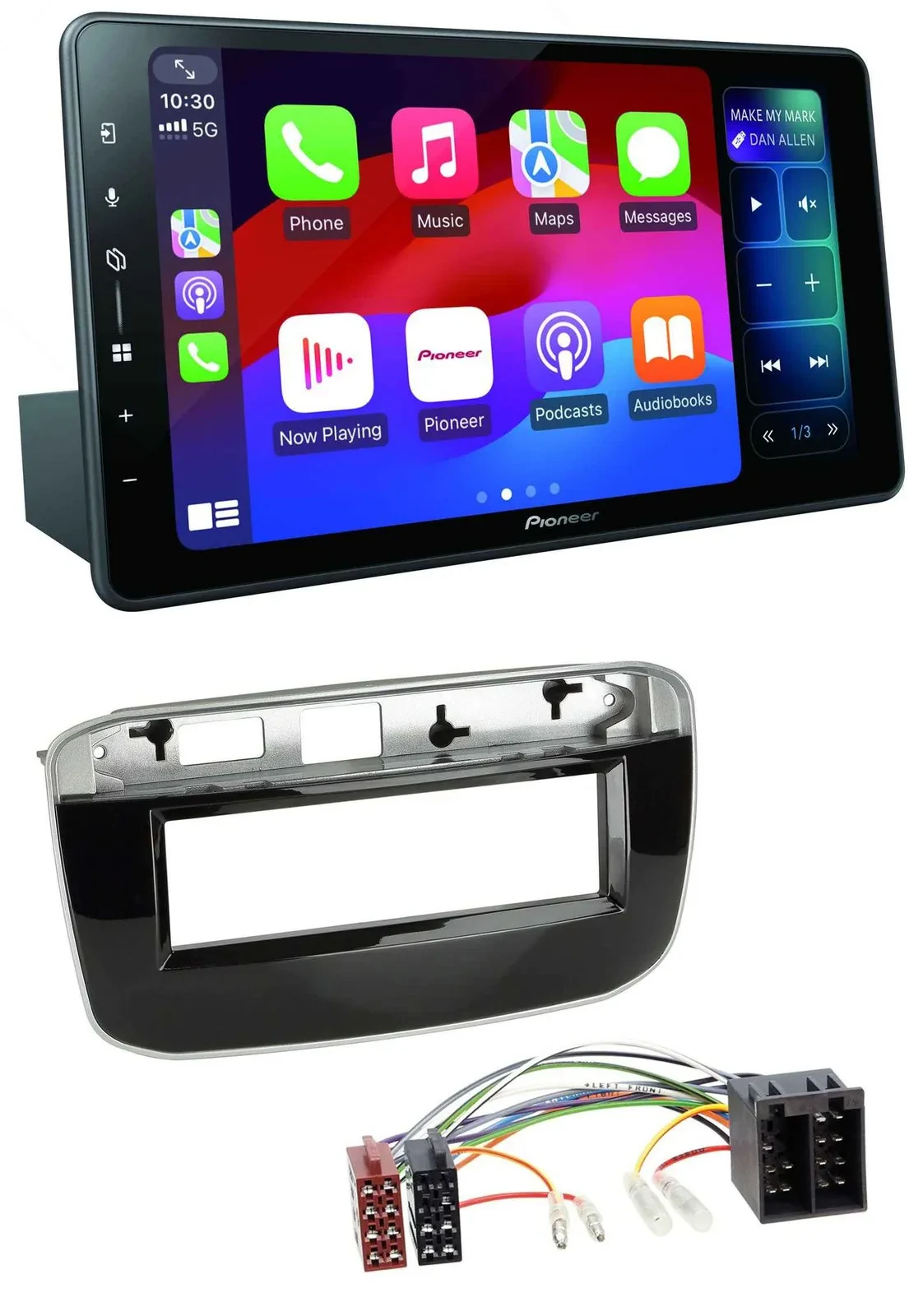 Pioneer Bluetooth DAB MP3 USB Autoradio für Fiat Punto Punto Evo (ab 2011)