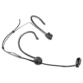 Наголовный микрофон для радиосистемы MIPRO 10 мм, конденсаторный, кардиоидный, чёрный