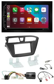 ESX 2DIN DAB USB Lenkrad Bluetooth Autoradio für Hyundai i20 ab 2015 ohne Sounds