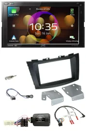 JVC DAB Lenkrad 2DIN Bluetooth USB Autoradio für Suzuki Swift ab 2011