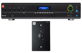 JBL VMA1120 Commercial/Restaurant 120W Bluetooth Amplifier+Black Wall Controller
