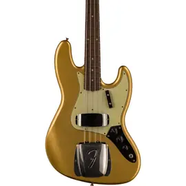 Бас-гитара Fender Custom Shop 1963 Jazz Bass Journeyman Relic Aged Aztec Gold w/Hard Case