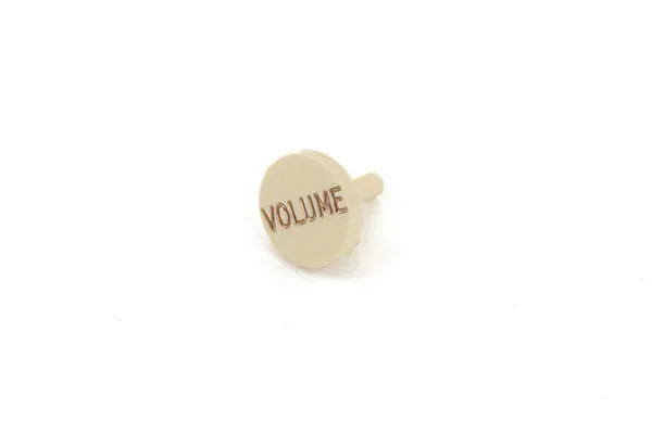 Genuine Fender Stratocaster S-1 Volume Switch Knob Cap, Aged White 005-9266-030