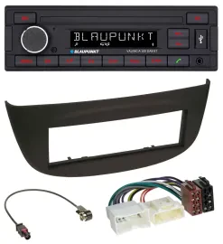 Blaupunkt DAB MP3 Bluetooth USB Autoradio für Renault Twingo ab 2012 schwarz