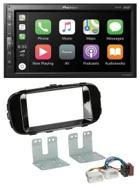 Pioneer USB MP3 DAB 2DIN Bluetooth Autoradio für Kia Soul PS ab 14 piano-schwarz