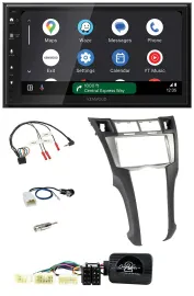 Kenwood DAB Bluetooth USB Lenkrad 2DIN Autoradio für Toyota Yaris 2006-2011