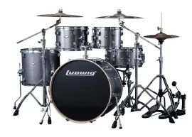 LEE52204 Element Барабанная установка, серебристая, 2 коробки, Ludwig