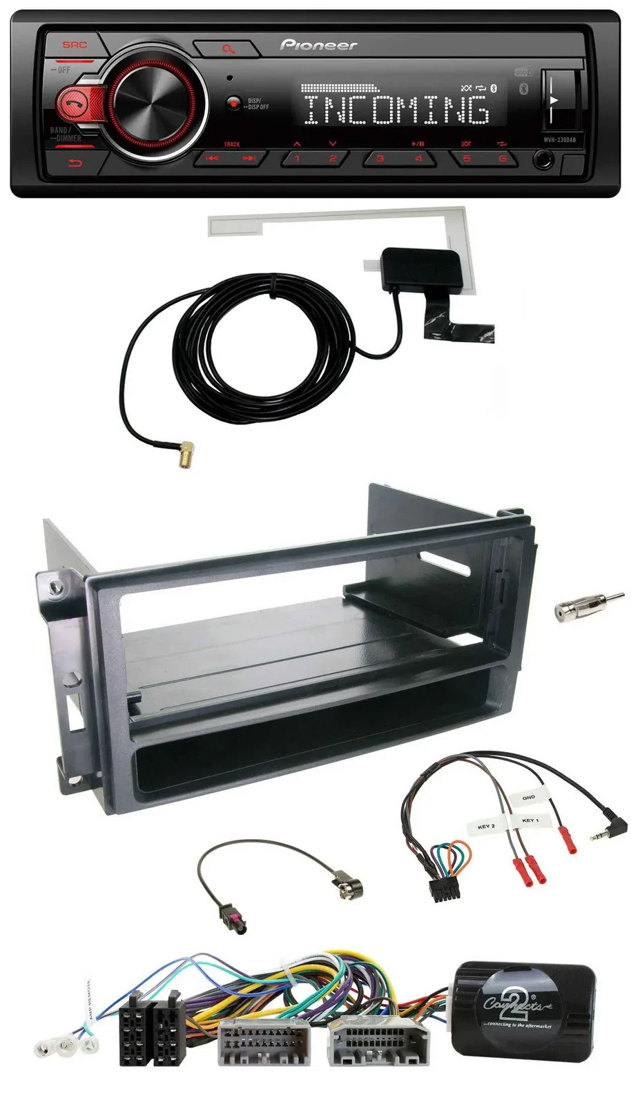 Pioneer MP3 Lenkrad CD DAB USB Autoradio für Chrysler Dodge Jeep