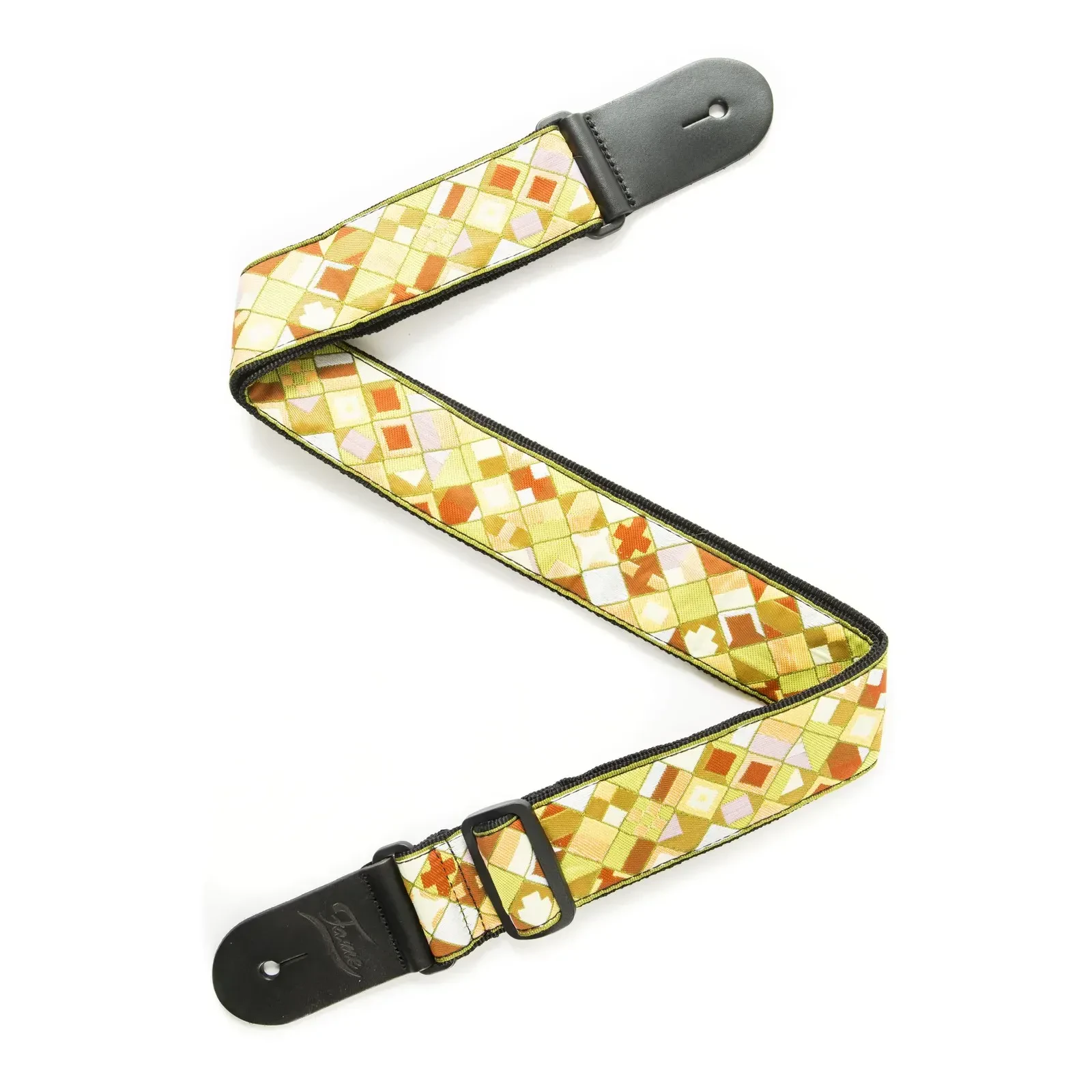 Ремень для гитары Fame Audio GIT0043546-000 Weave Series Jacquard Pattern 3 Orange Green