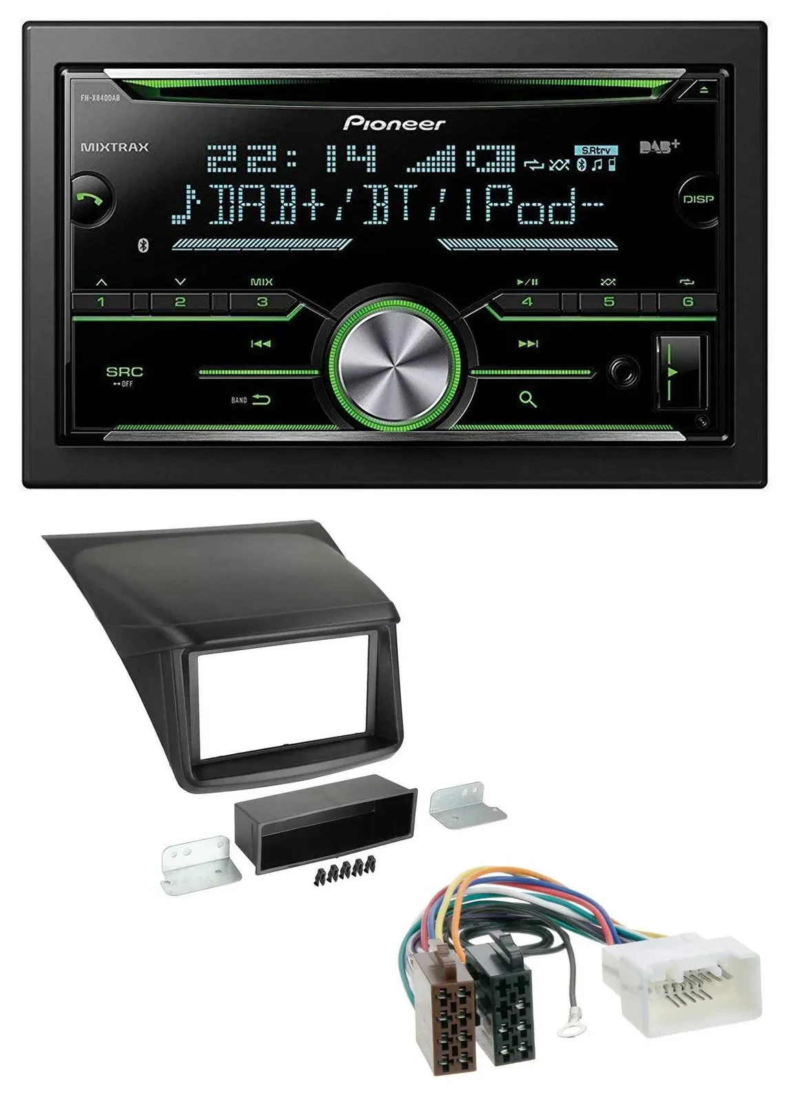 Pioneer Bluetooth MP3 DAB 2DIN USB CD Autoradio für Mitsubishi L200 2006-2015