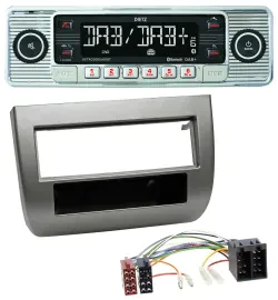 Dietz Bluetooth MP3 DAB USB Autoradio für Lancia Y (843 03-11) anthrazit