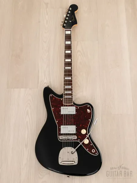 Электрогитара Fender Traditional 60s Jazzmaster HH Wide-Range CuNiFe Black w/case Japan 2022