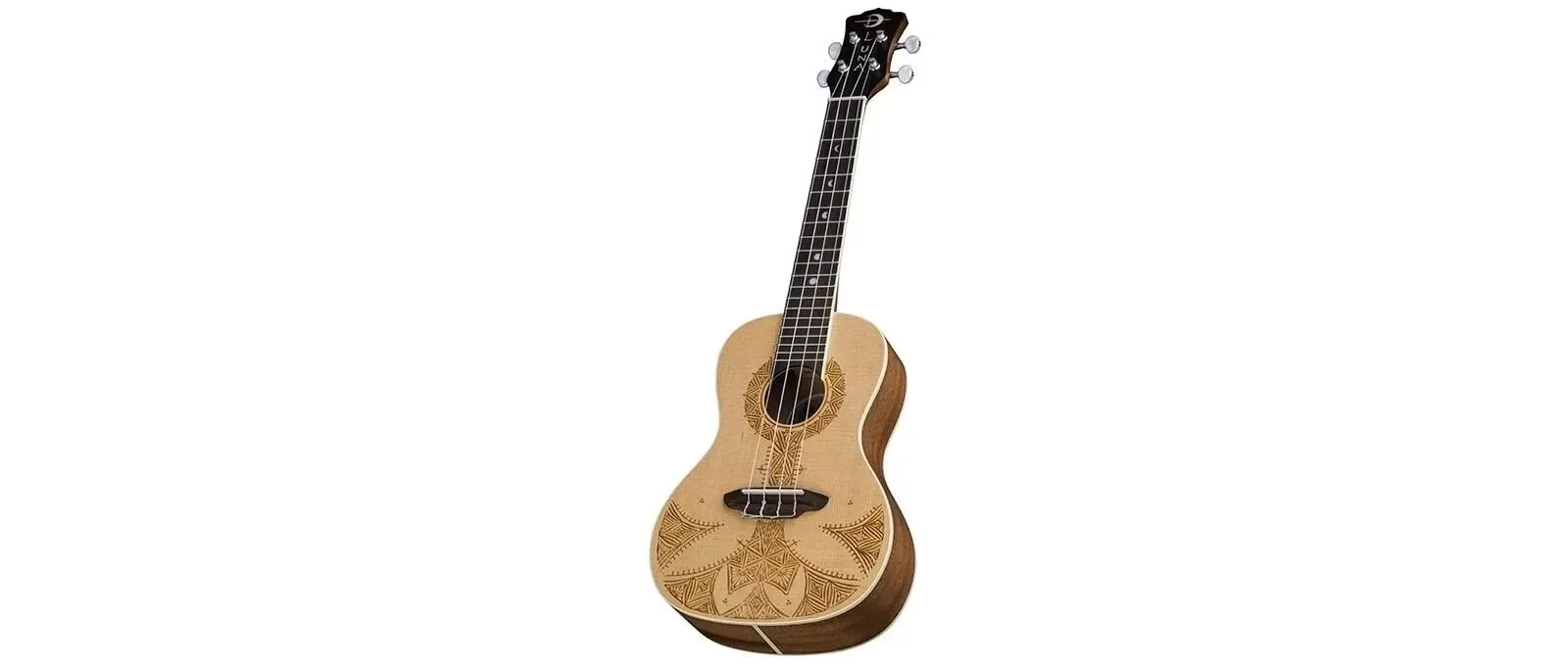 Укулеле Luna Guitars Sahara Spruce UKE SAH C концерт с чехлом