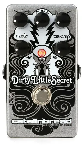 Педаль эффектов для электрогитары Catalinbread Dirty Little Secret Foundation Overdrive Pedal