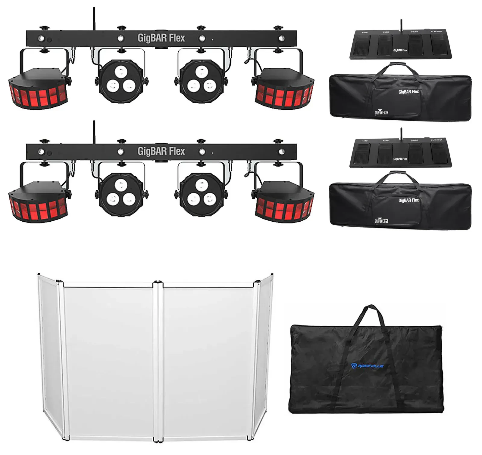 Комплект светового оборудования Chauvet DJ GIGBARFLEX + RFAAW