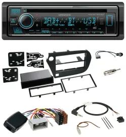 Kenwood Lenkrad Bluetooth DAB USB CD Autoradio für Honda Insight ZE2 2009-2013