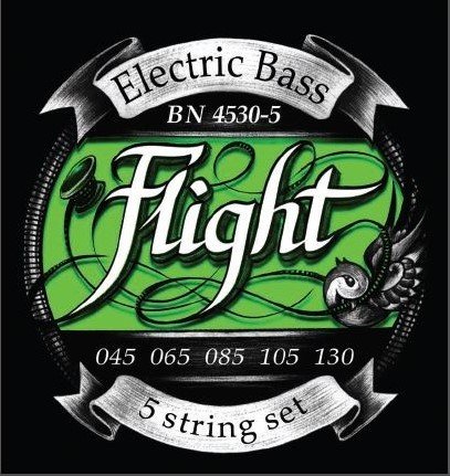Струны для 5-струнной бас-гитары Flight BN4530-5 45-130