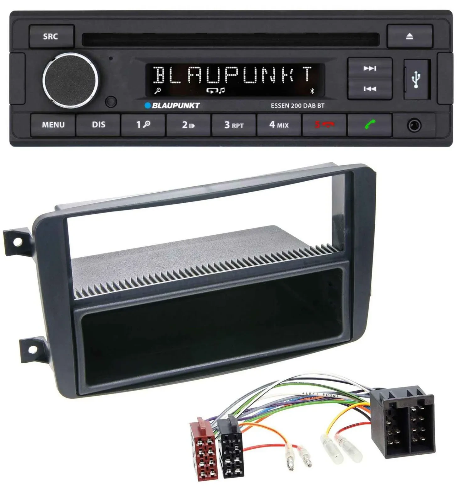 Blaupunkt USB MP3 Bluetooth DAB CD Autoradio für Mercedes C-Klasse W203 CLK W209