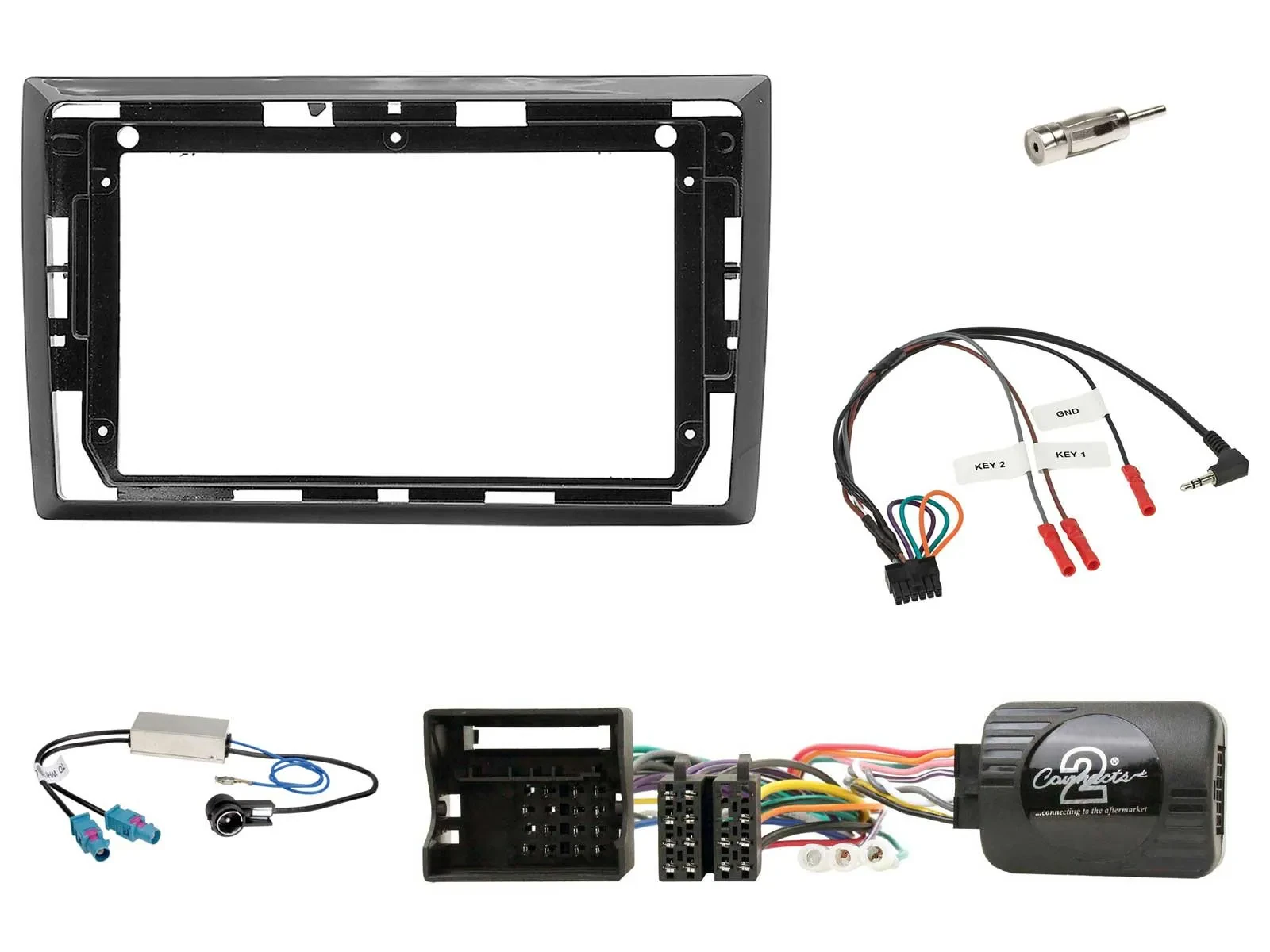 Einbauset Lenkradadapter für 9 Zoll Autoradio für VW Beetle 2011-2016