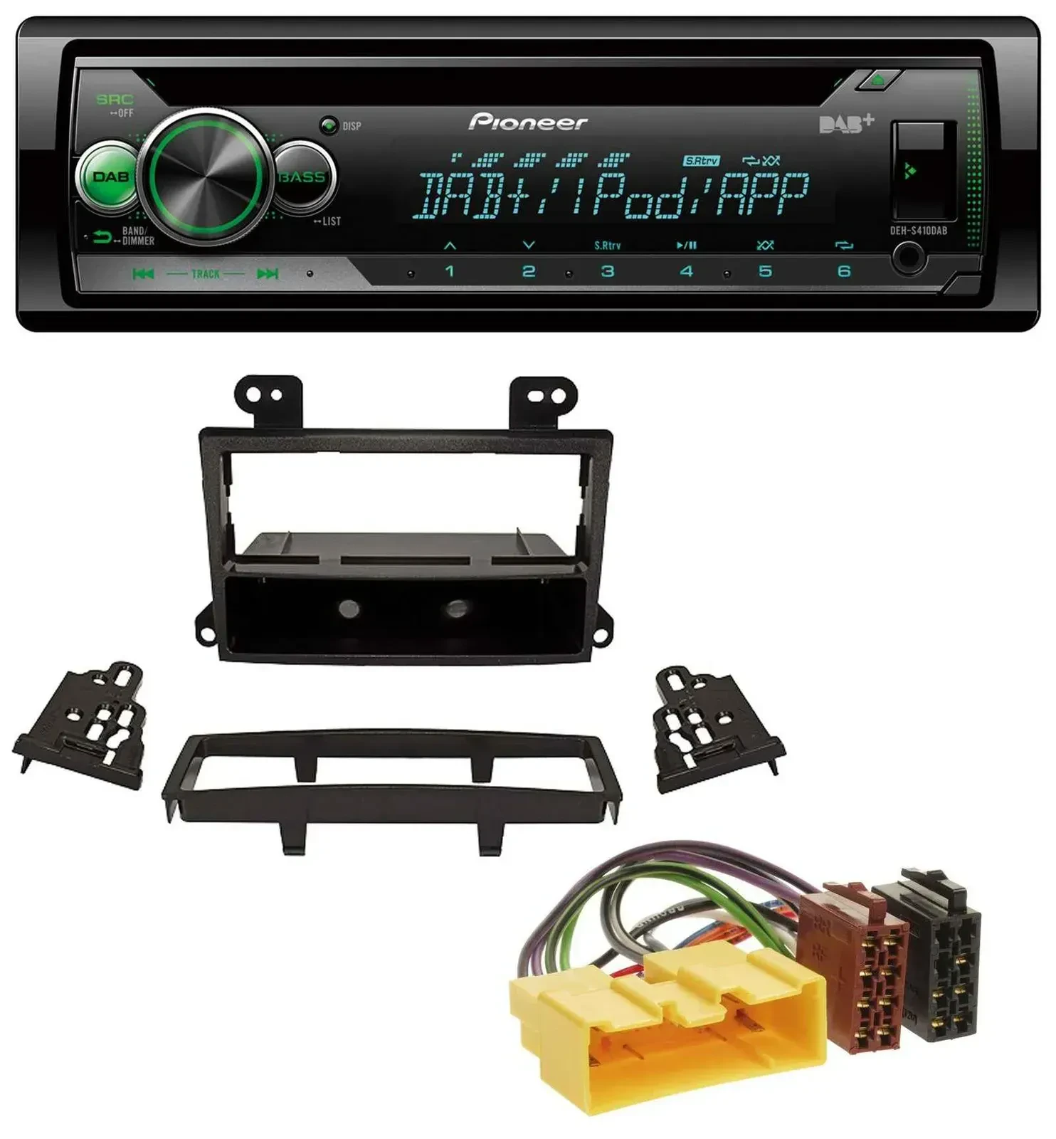 Автомагнитола для Mazda MPV Pioneer USB, MP3, DAB, AUX, CD (2000–2006)