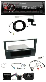 Автомагнитола Pioneer с Bluetooth, USB, DAB для Opel Corsa D (2006–2008), черная