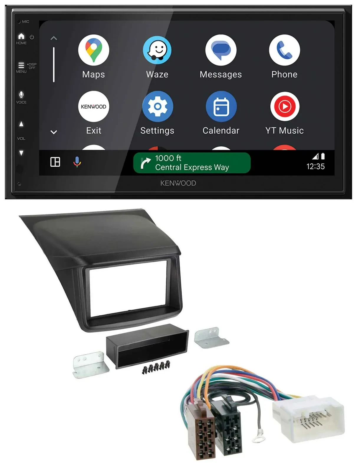 Kenwood DAB Bluetooth USB MP3 2DIN Autoradio für Mitsubishi L200 2006-2015