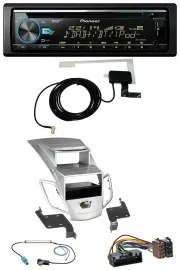 Pioneer MP3 AUX CD USB DAB Autoradio für Ford Fiesta Display 10-17 silber