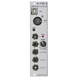 Модульный студийный синтезатор Doepfer A-190-3 USB/MIDI to CV/Gate-Interface